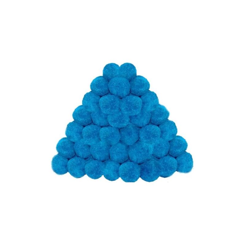 200 G Sandfilterkugeln – Ersetzt 18 Kg Sand – Wiederverwendbare Poolfilterkugeln, Alternative Zu Poolfiltersand, Für Sandfiltersysteme, Blau