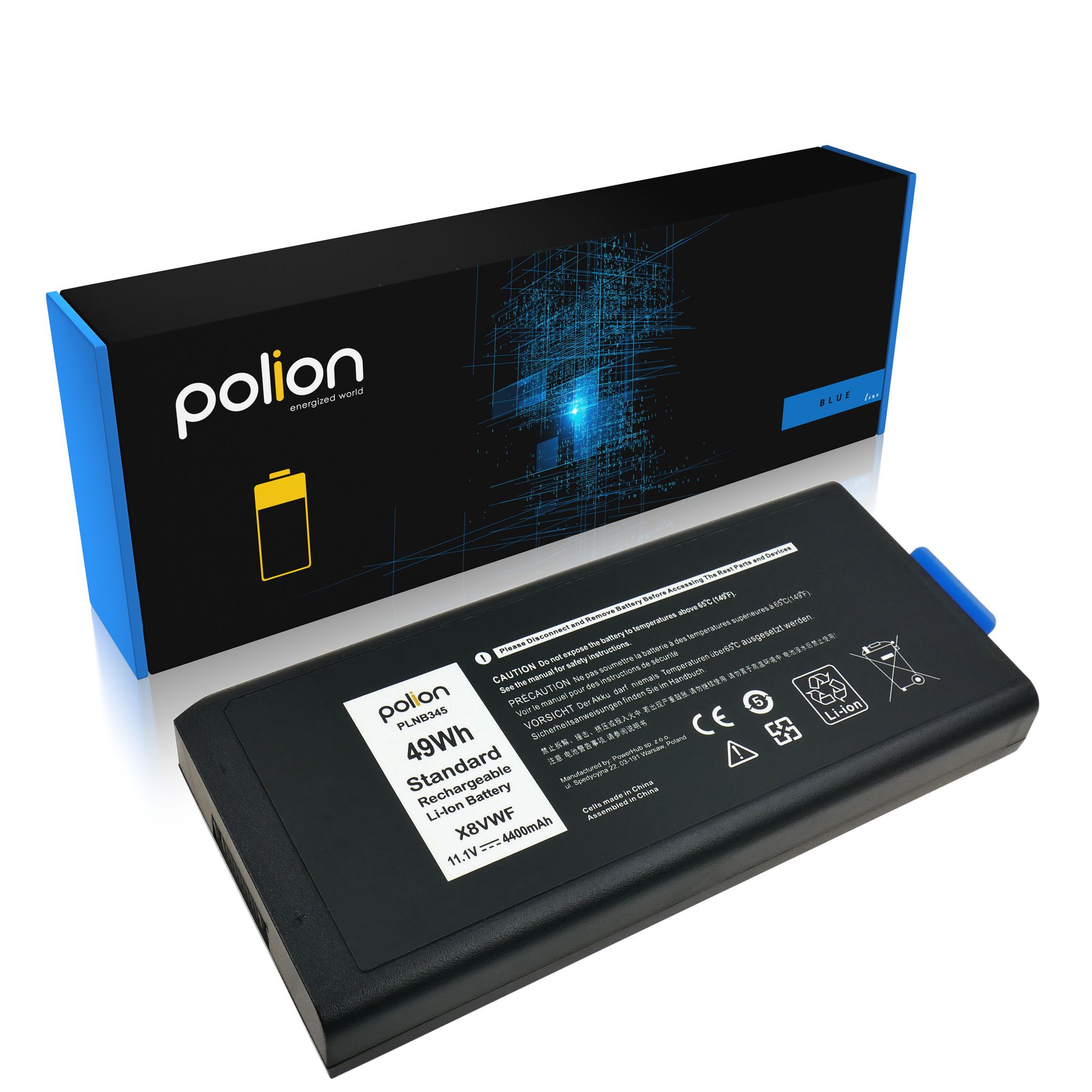 Laptop-akku Dell X8vwf 4xkn5 Latitude 14 5404 7404 5414 7414 4400mah