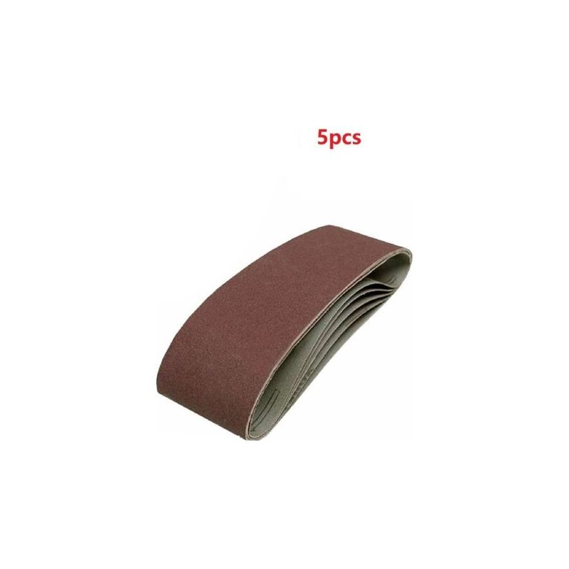 Packung Mit 5 Schleifbändern, 75 X 533 Mm, Körnung 80, 80