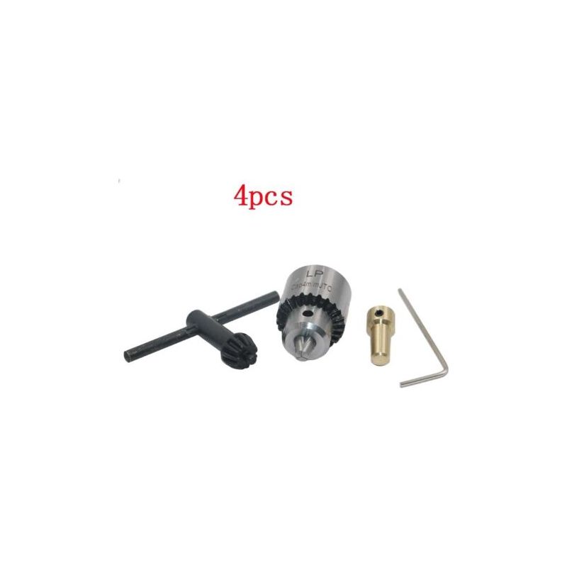Mini-elektrobohrfutter 0,3 Bis 4 Mm, 4-teiliges Set Handbohrfutter Für Motorwellen