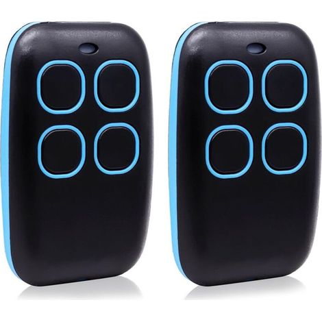 Télécommande Universelle Pour Porte De Garage 4 En 1, Code Tournant Et Code Fixe, Compatible Avec 90 Marques, Ouvre-porte De Garage Universelle, 433 Mhz, Bleue-