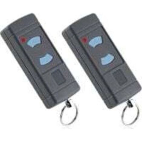 Pack De De 2 Émetteur Garage Boutons Bleus 868mhz Remplacement Pour, Xu,hormann Hse2-868 Hsm4-868 Hse4-868 Compatible Avec Tubauto Hsm4-868 Hs4-868 -