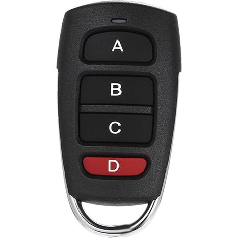 Télécommande Universelle De Clonage 315-433.92mhz - Duplicateur 4 Canaux Pour Portes De Garage, Alarmes Auto - Abs - 8x5x2cm - Noir/bleu