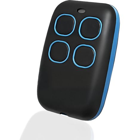 Télécommande Universelle 4-en-1 433mhz, Copieuse Étanche, Code Fixe Et Rolling Code, Interrupteur De Remplacement Pour Portes De Garage, Volets Roulants Et Voitures - Bleu