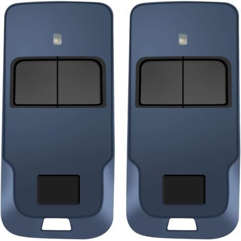 Remplacement De La Télécommande Mitto 2, Télécommande Porte Garage 433.92 Mhz 2 Canaux, Télécommande Compatible Avec Mitto Cool C2, Mitto Cool C4, Mitto 4(lot De 2)