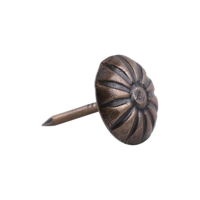 Bronzene Polsternägel, 100 Stück Ziernägel, Vintage-ziernägel, Große Antike Polsternägel, Bronzene Möbelpolsternägel (grün 11 16