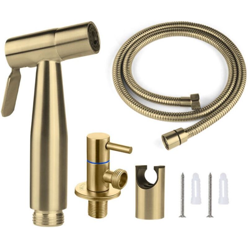 Ccykxa Wc-sprühkopf/bidet-sprühkopf 150 Cm, Goldfarben