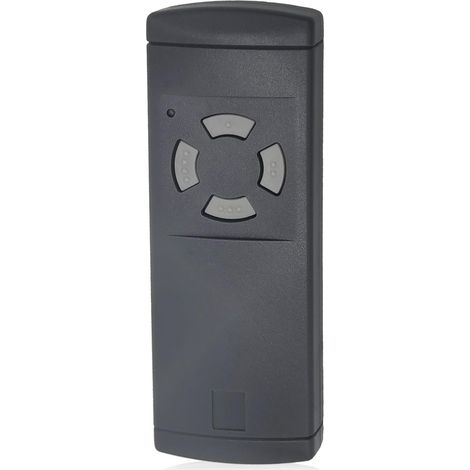 Télécommande Garage Hörmann 40,685mhz Gris - Compatible Hse2-40, Hse4-40, Hs2-40, Hs4-40, Hsm2-40, Hsm4-40