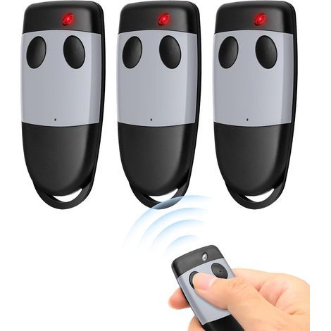 433.92 Mhz Telecommande Portail Pour Cardin S449 Qz1, S449 Qz2, Télécommande De Portail Txq449100 Txq449200, Rolling Code, 2 Canaux, Pour Porte De Garage (3pcs)