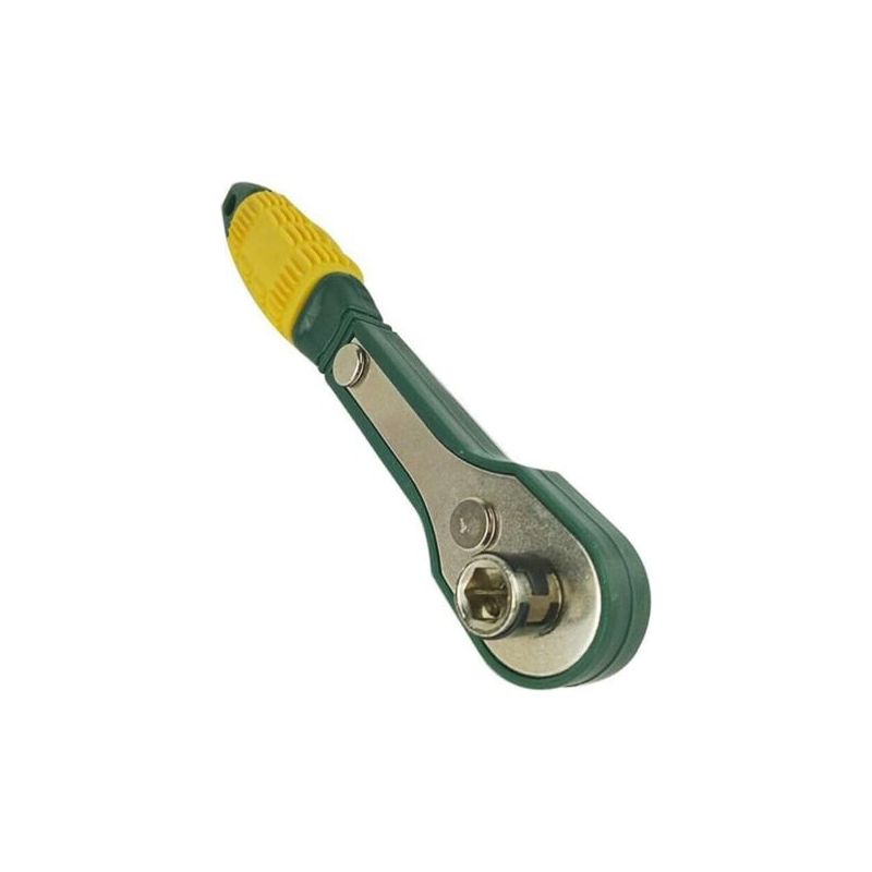 Mini 1/4" Schnellratschenschlüssel Schraubendreher Hebel Steckschlüssel Reparaturwerkzeug