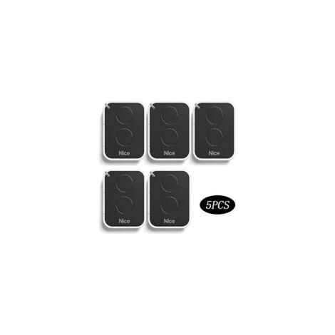 Pack De 5 Télécommandes Nice Flors, Frequency 433.92 Mhz