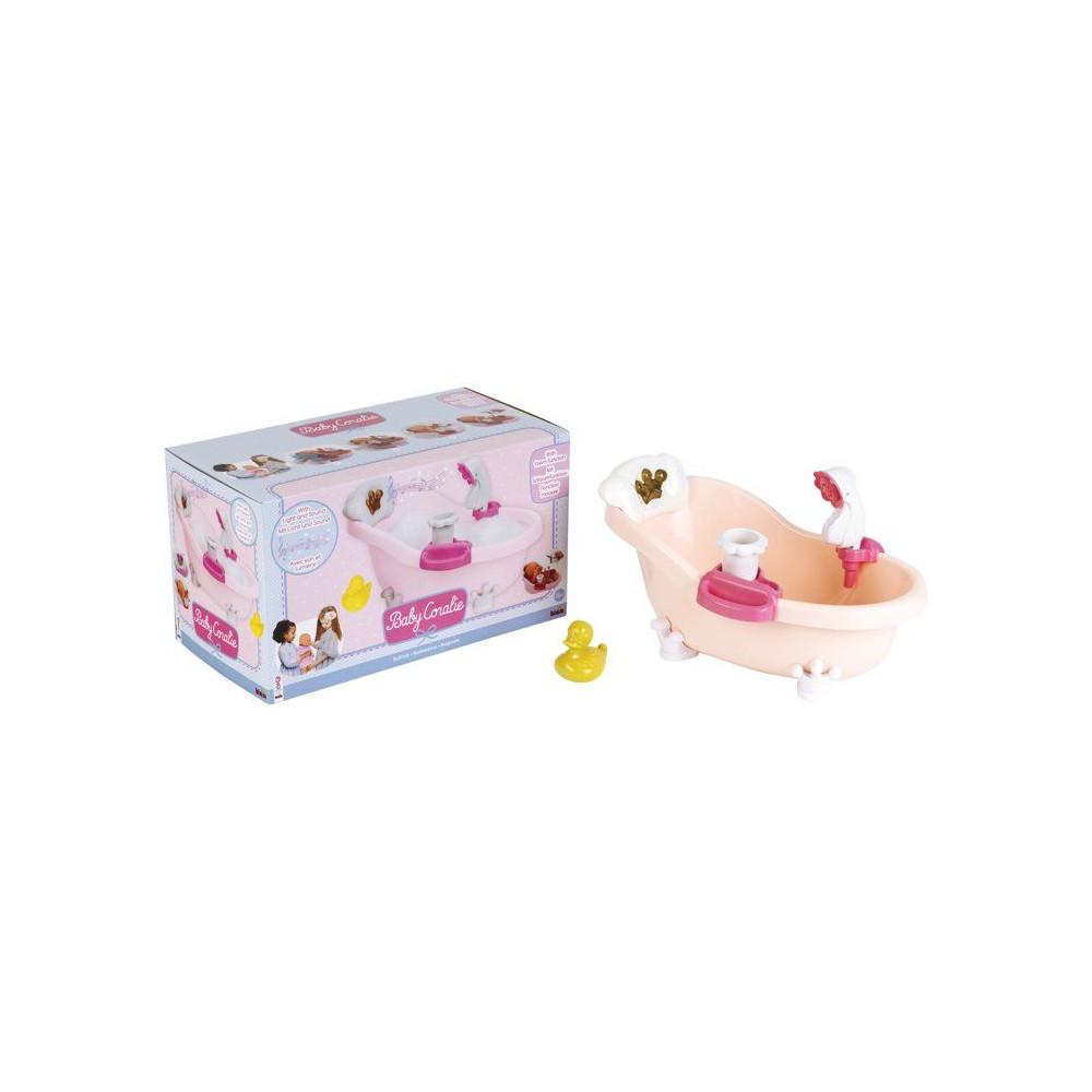 Baignoire - Klein - 1665 - Baby Coralie - Sons, Lumiere, Douchette - Jouet D'Imitation - Des 3 Ans