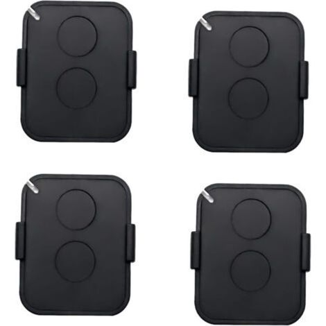 Un Ensemble De 4 Télécommandes, Télécommandes De Contrôle D'Accès À 2 Canaux 433 Mhz, Avec Codes Tournants De Sécurité, Compatibles Avec Les Récepteurs Automatiques.