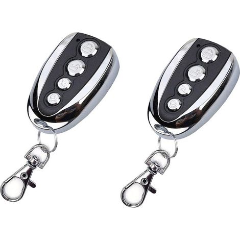 Émetteur À Main 433 Mhz Pour Porte De Garage – Compatible Nice Flor-s, Ditec – Réglage Facile – 4 Canaux Pour Contrôle Multiple