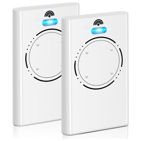2pcs - Télécommande Portail - Télécommande Garage - Compatible Faa Xt4 868 Slh Lr - 4 Canaux Anti-interférences - Usage Résidentiel - Noir - 50x10x3cm