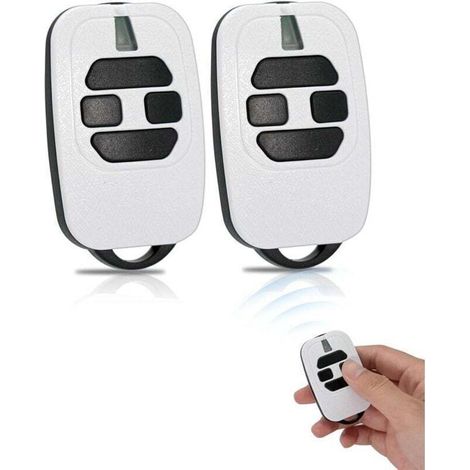 Telecommande Portail - 433,92 Mhz - 4 Canaux - Compatible Gti2 Gti4 Gt2 Gt4 Mio Tr2 Tr4 Tr2n Tr4n - 2 Pièces