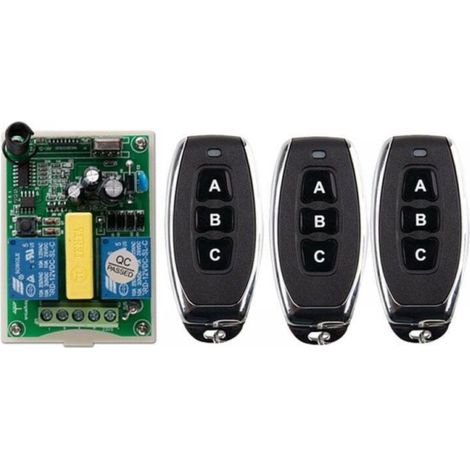 Télécommande Sans Fil - 220 V - Pour Moteur Volet Roulant Porte - Bidirectionnelle - 1 Pièce