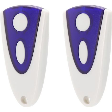 Télécommande Porte Garage - Fréquence 433,92 Mhz - 2 Canaux - Compatible Novotron 502 Max43-2 Et 512 Mix43-2 - Lot De 2