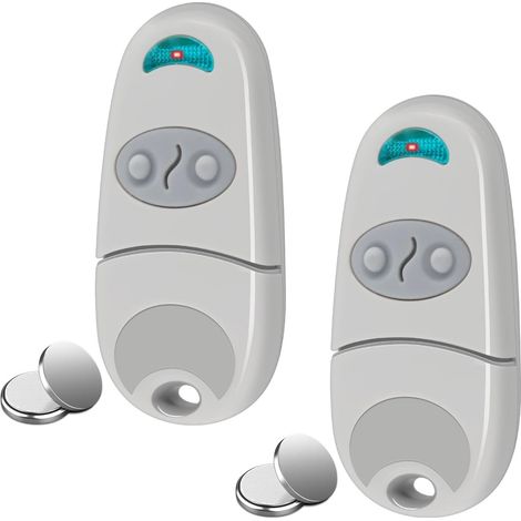 Télécommande Portail - 2 Pièces - 433,92 Mhz - 2 Canaux - Compatible C@me - Pour Garage Et Portail