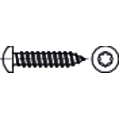 Linsen-Blechschraube DIN 7981-C-T Stahl galvanisch verzinkt ø2,2 x 16mm