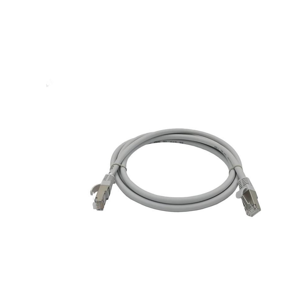 Câble Rj45 - Lineaire - Pc6ad - Cat.6a - Blindé - S/ftp - Lszh - 2m