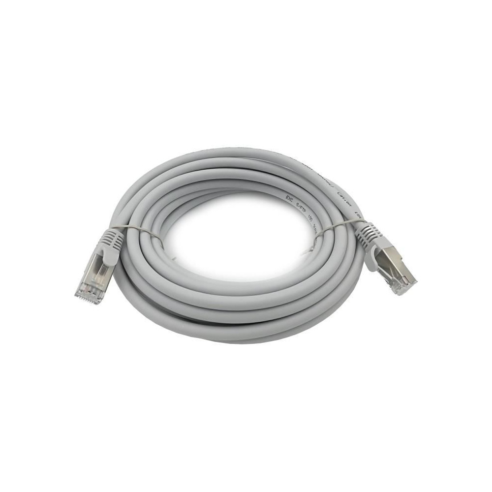 Câble Rj45 - Lineaire - Pc6ag - Cat.6a - Blindé - S/ftp - Lszh - 5m