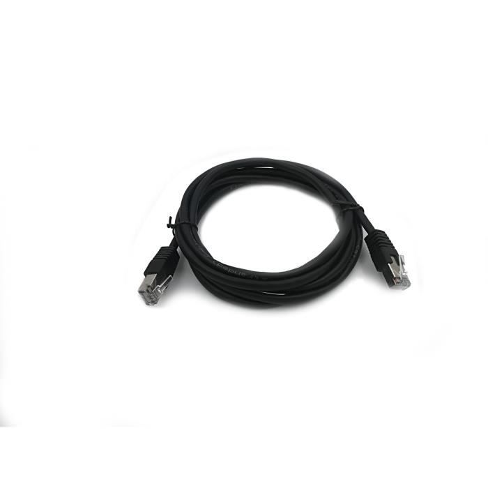Rj45 Cable - Linear - Pcc6fnd - Cat.6 - Shielded - F/utp - Black - 2m