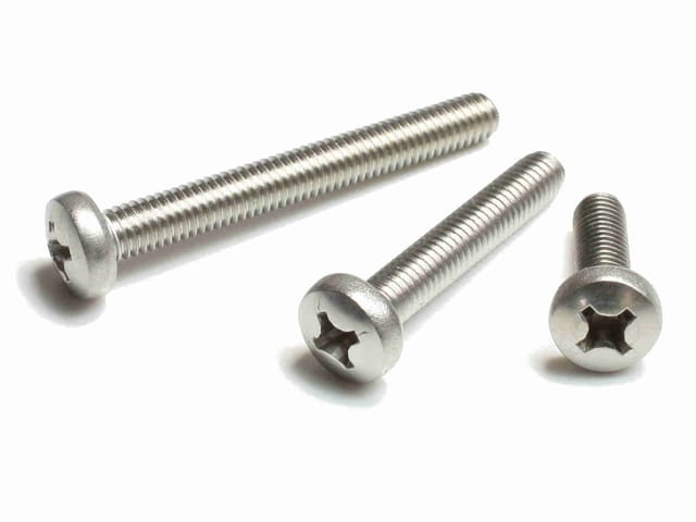 Linsenschraube mit Kreuzschlitz DIN 7985-H Edelstahl A2 M4 x 4mm