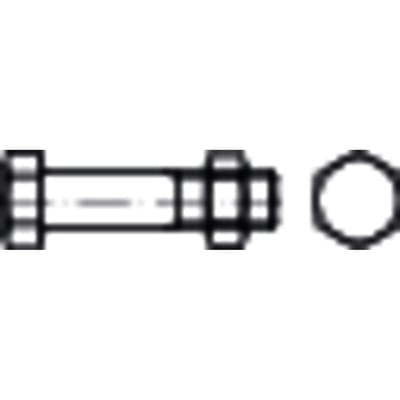 Sechskantschraube f. Stahlkonstruktionen DIN 7990 MU Stahl 4.6 CE tZn M20x 85