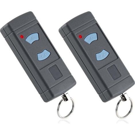 Kit De 2 Boutons Bleus Pour Télécommande De Portail Garage – Fréquence 868 Mhz – Compatible Avec Modèles Hse2, Hsm4, Hse4 Et Tubauto Hs4