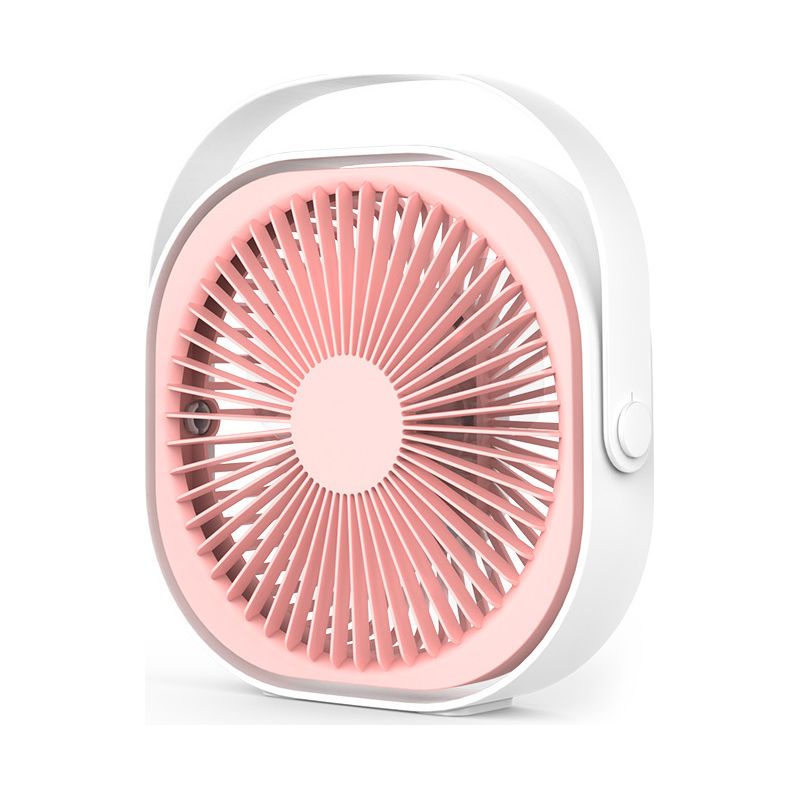 Pinkfarbener Usb-tischventilator, Leise Und Tragbar, 15 Cm, Ideal Für Zuhause, Büro Oder Reisen