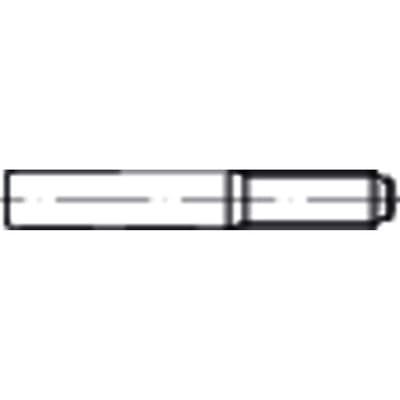 Kegelstift m. konstant langem Gewindezapfen ISO 8737 Stahl 9S20K blank ø20x190mm