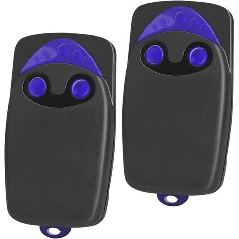 Lot De 2 Émetteurs Manuels Pour Ouvre-porte De Garage, Compatibles Avec Télécommande Nice Flo2, Floxir, Flox2rgate, 433,92 Mhz