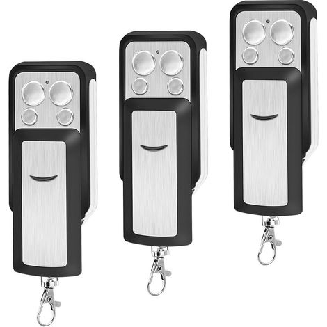 3 Pcs Télécommande Pour Portail 114253 Compatible Avec Avidsen 114253 104257 104251