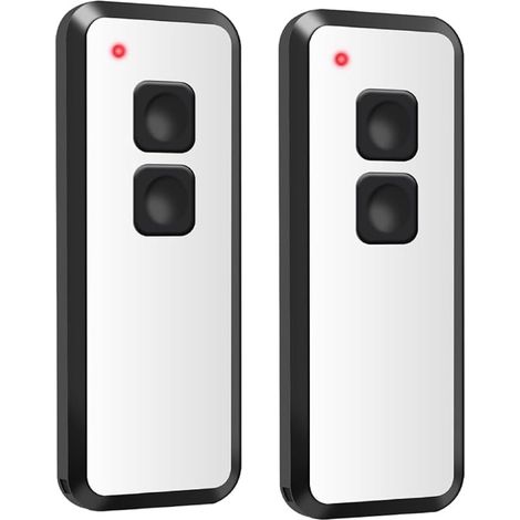 Lot De 2 Télécommandes Portatives Pour Porte De Garage Novotron 502 522 Max43-2 433,92 Mhz