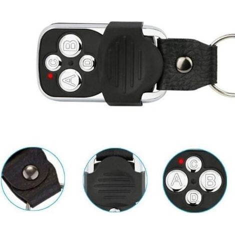 Lot De 2 Télécommandes Universelles Sans Fil À 4 Boutons, Duplicateur De Télécommande De Portail, Fréquence 270-433,92 Mhz, Code Fixe, Télécommande De Porte De Garage