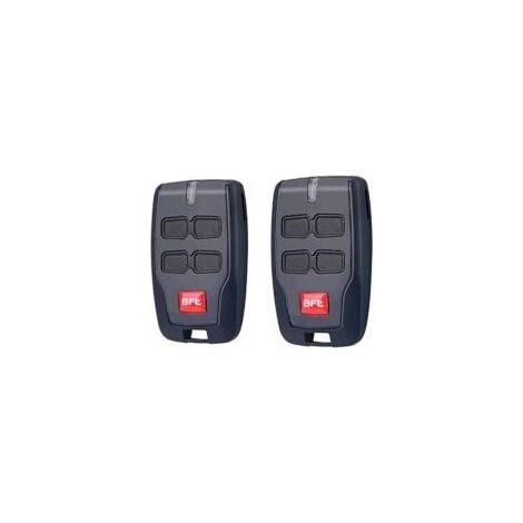 Lot De 2 Télécommandes De Porte De Garage Bft 4 Canaux Pour Portail Électrique Bft Mitto 2, 4 Boutons, 12 V, 433 Mhz