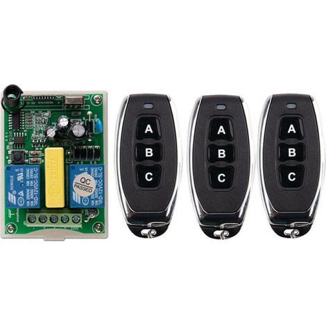 Télécommande Sans Fil 220 V Pour Moteur De Volet Roulant Et Porte – Interrupteur Bidirectionnel Avec Panneau De Commande