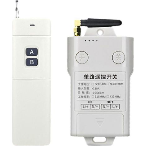 Récepteur De Télécommande Sans Fil, Émetteur De Relais Pour Moteur De Pompe À Eau - 315 Mhz