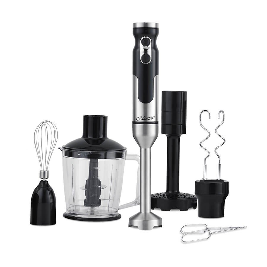 Maestro Mr-567 Blender Immersion Blender 1000 W Black, Stainless Steel