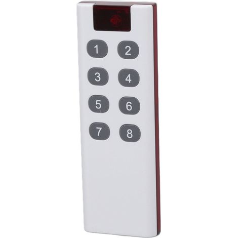 Télécommande Numérique Universelle Sans Fil 433 Mhz À Code D'Apprentissage, Émetteur Haute Puissance, Portée De 1000 M, 8 Touches