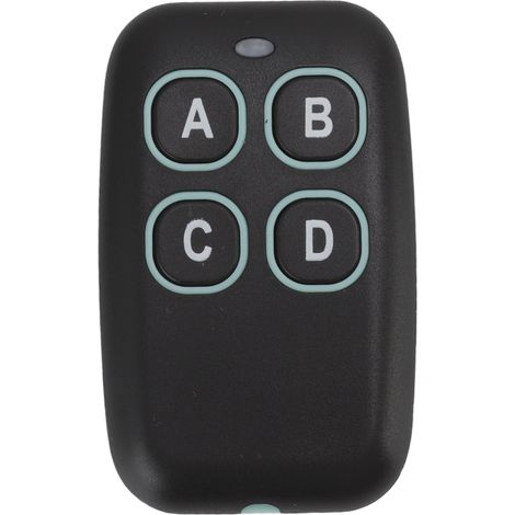 Interrupteur Sans Fil 433 Mhz À 4 Boutons Pour Porte De Garage, Idéal Pour La Maison Et Les Centres Commerciaux (alimentation Cc 12 V).