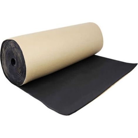Mousse Acoustique Pour Voiture, Isolation Phonique, Réduction Du Bruit, Coton Autocollant, Isolation Thermique, Mousse Insonorisante, 1 Rouleau, 100 Cm X 100 Cm, 3 Mm, Noir, Motif 14