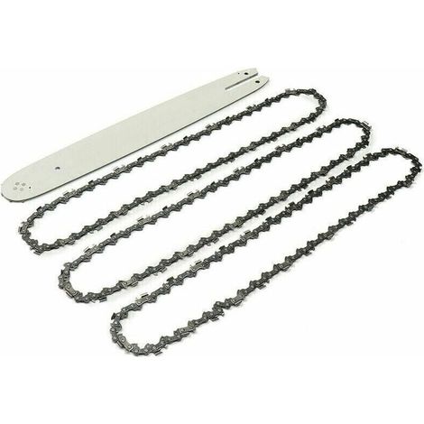 Guide De Chaîne De 16 Pouces Et 3 Chaînes De Tronçonneuse, Pas De 56, Pour Stihl Ms170 Ms180 Ms192 Ms200 Ms210 Ms211 009, Pièces De Tronçonneuse