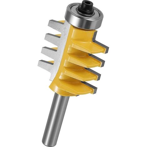 Chisea 8mm Tige Rail Doigt Réversible Joint Routeur Colle Bit Conique Tenon Coupe Pour Le Travail Du Bois Outils De Charpentier