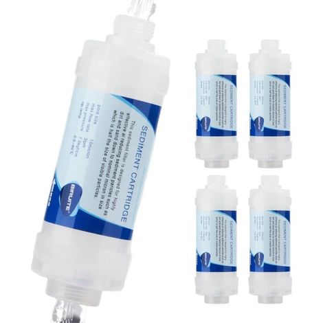Purificateur D'Eau, Machine À Laver, Chauffe-eau, Préfiltre, Petit Élément Filtrant De Couvercle De Toilette Intelligent En Pp De 5 Pouces (filetage 4 Points - Filetage 4 Points)