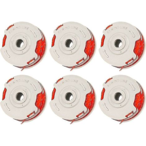 Bobine Et Cordon De Rechange Pour Tondeuse À Cordon Fly021, Paquet De 6, Pour Flymo