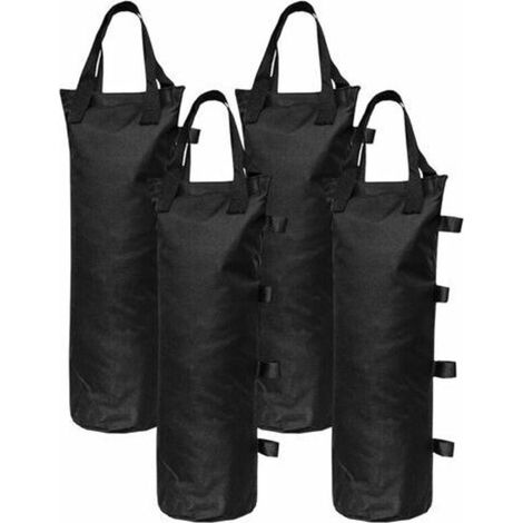Lot De 4 Sacs De Poids De Sable Pour Stabilisation De Tente – Tissu Oxford 600d – Longueur 50 Cm – Capacité 25-30 Lb – Remplissage Facile