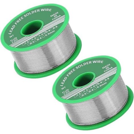Fil À Souder Sans Plomb 0,8 Mm – Noyau De Colophane – 20 G – Conductivité Électrique Optimale – Pour Réparations Électroniques - Flux 20 G