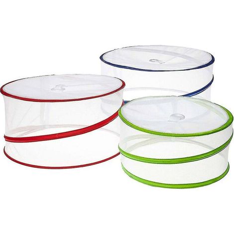 Up Food Covers Protections Extérieures Pliables Filet Anti-insectes De Cuisine X 3